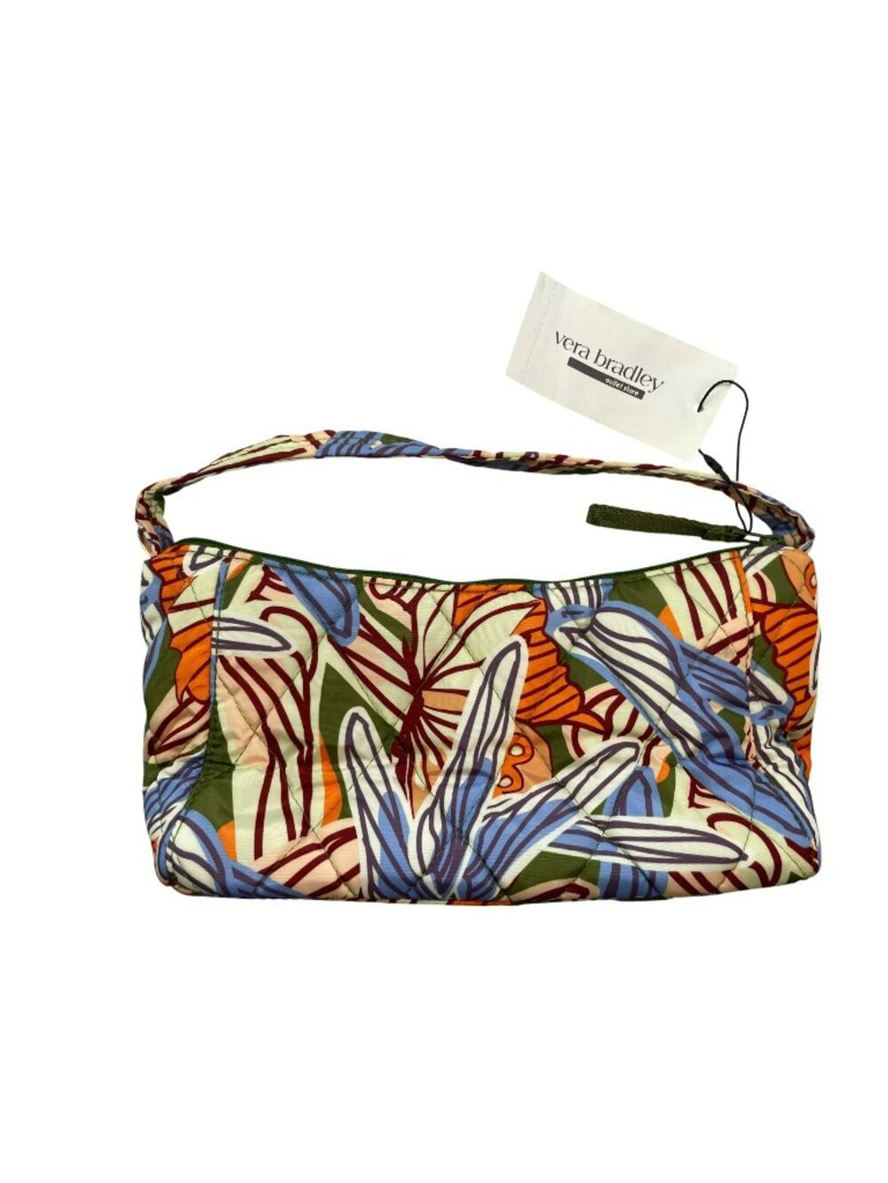 Vera Bradley Mini Slouchy Crossbody Bag Dragonfly Ultralight Quilted Floral NWT
